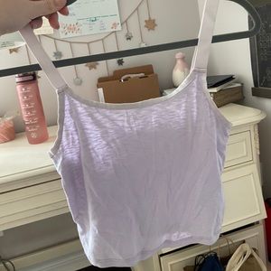 Purple garage tank top